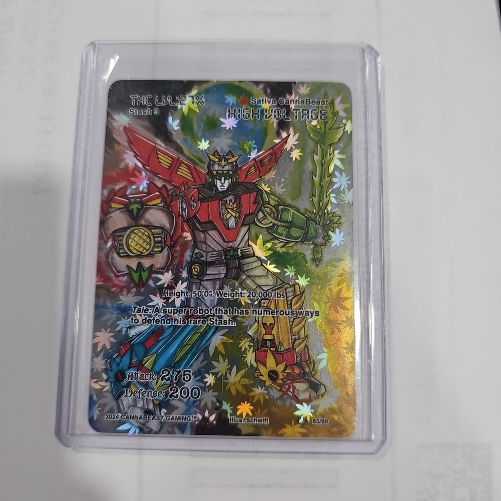 CannaBeast Hikari TCG High Voltage Box Topper Holo Card #83/86 Promo CCG